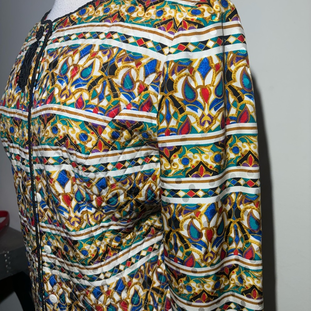 Colorful Patterned Jacket - image 4